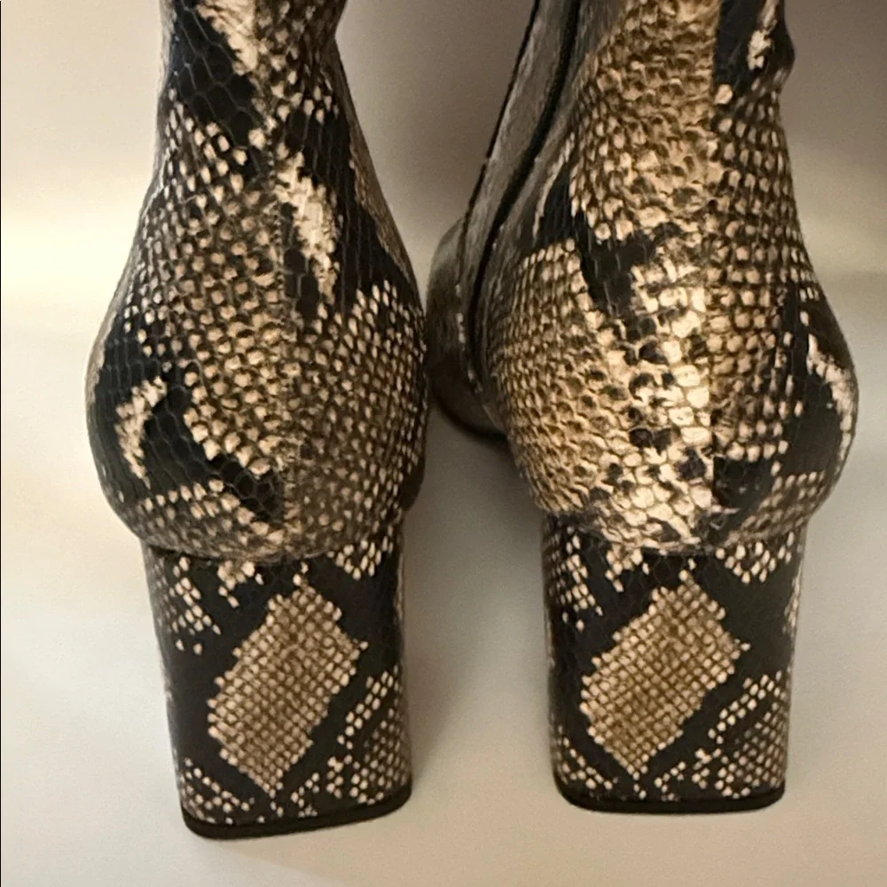 Eloquii Chic Snakeskin Print Boots Knee High Wide Calf 
Size 12W - Picture 5 of 12